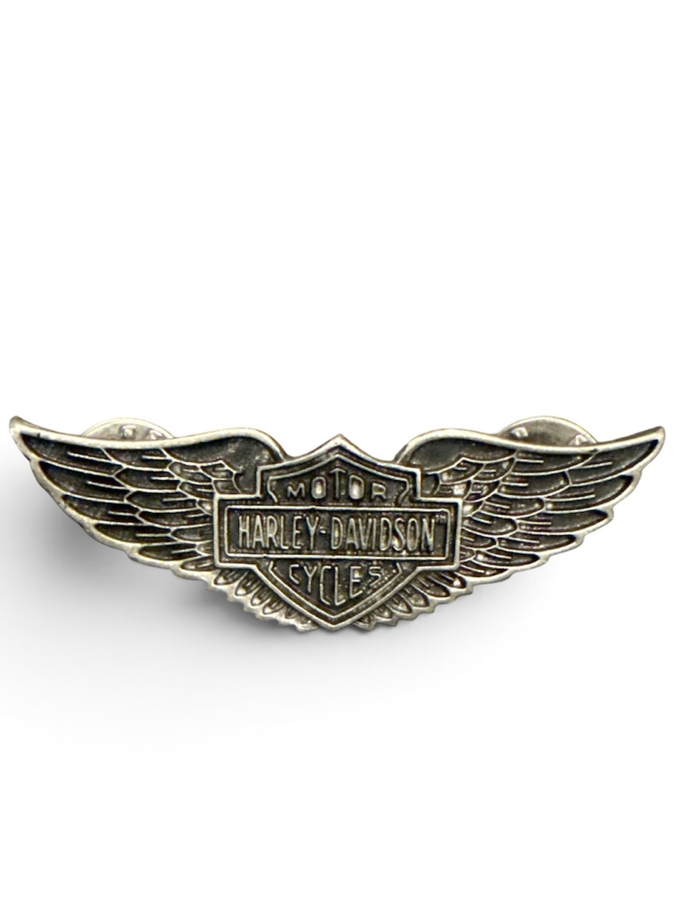 Harley-Davidson Silver Winged Lapel, vest, hat pin